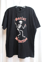 Load image into Gallery viewer, Social Distortion (Punk Band) - Classic Skelly Logo, Black T- Shirt - Size XL