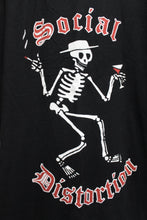Load image into Gallery viewer, Social Distortion (Punk Band) - Classic Skelly Logo, Black T- Shirt - Size XL