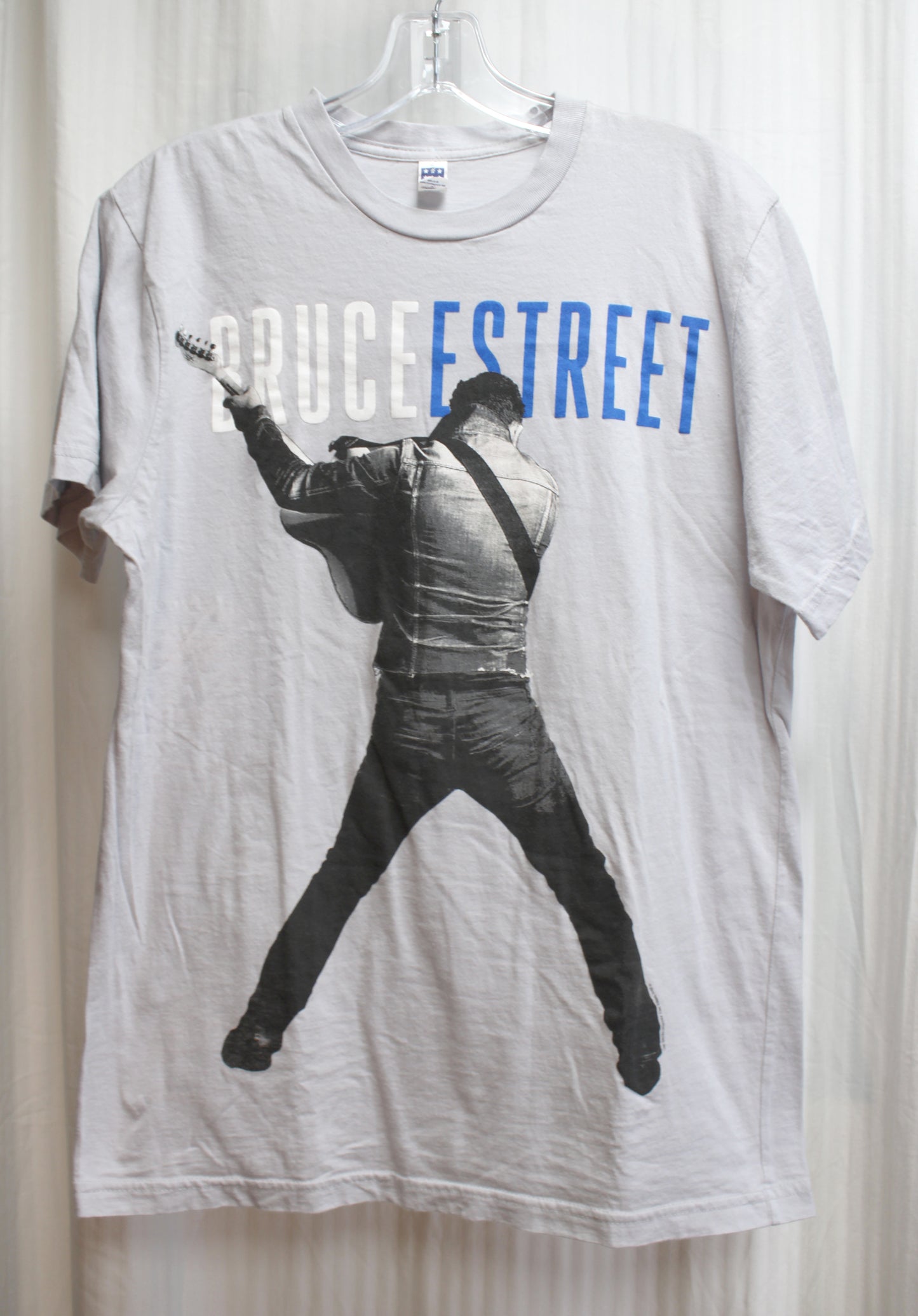 Bruce Springsteen, 2014 High Hopes Tour, Light Gray 2-SIded T-Shirt - Size M