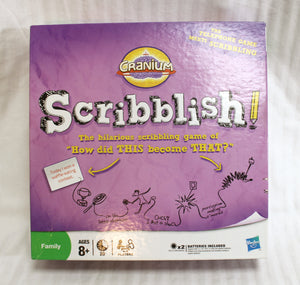 Cranium/Hasbro - Scribblish -The Telephone Game meets Scribbling - Boardgame