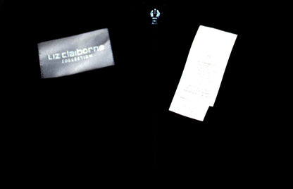 Liz Claiborne - Purple & Black Varying Size Stripe A-Line Maci Skirt - Size 8