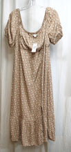 Load image into Gallery viewer, And Now This - &quot;Fall Dress Almond Floral&quot; Empire Waist Dress - Size 1X