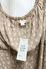 Load image into Gallery viewer, And Now This - &quot;Fall Dress Almond Floral&quot; Empire Waist Dress - Size 1X