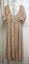 Load image into Gallery viewer, And Now This - &quot;Fall Dress Almond Floral&quot; Empire Waist Dress - Size 1X