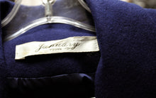 Load image into Gallery viewer, Vintage - January Young - Royal Blue Wool Skirt Suit w/ Fur, Embroidery &amp; Bead Details - Size 9