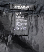 Load image into Gallery viewer, Autograph New York - Black Tiered Midi Skirt w/ White Embroidery - Size 4