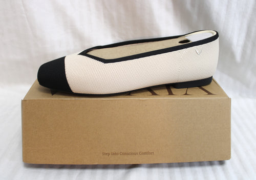 Vivaia - Ivory Cream & Black 2 Tone 