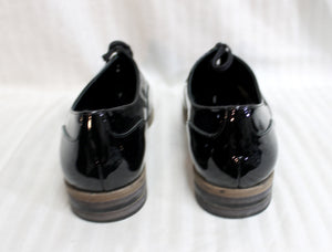 Freda Salvador - Patent Leather Almond Toe Oxford Shoes - Size 9.5