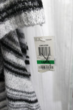 Load image into Gallery viewer, Style &amp; Co. - Black &amp; White Shawl Collar Cardigan Sweater - Size L (w/ Tag)
