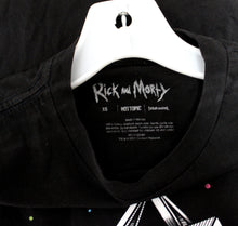 Load image into Gallery viewer, Rick and Morty (Hot Topic) &quot;Polyedream&quot; Black T-Shirt - Size XS (Slim)