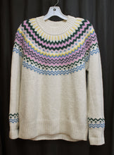 Load image into Gallery viewer, Style &amp; Co. - Oatmeal Beige w/ Multicolor, Pullover Fair Isle Sweater - Size M