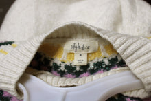Load image into Gallery viewer, Style &amp; Co. - Oatmeal Beige w/ Multicolor, Pullover Fair Isle Sweater - Size M