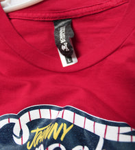 Load image into Gallery viewer, Johnny Cupcakes - Red Grand Slam Banana T-Shirt - Size L