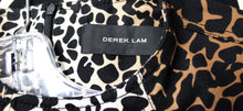 Load image into Gallery viewer, Derek Lam - Mixed Print Cheetah &amp; Giraffe w/ Buckle Detail Pocket Sleeveless Denim Dress - Size 4