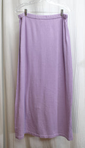 Storybook Knits - 2PC Lavender Leopard Spot & Leaf Embroidery w/ Sequined Leopard Cardigan & Leaf Buttons & Matching Maxi Skirt - Size 1X