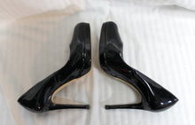 Load image into Gallery viewer, L.K. Bennett - Black Patent leather Small Platform Stiletto Heel Pumps - Size EURO 38 (US 7.5)