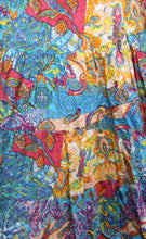 Load image into Gallery viewer, Vintage- Phool - Bright Mixed Paisley Flowy Skirt - Size L