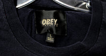 Load image into Gallery viewer, Obey Premium - War is Over - Black T-Shirt - Size L