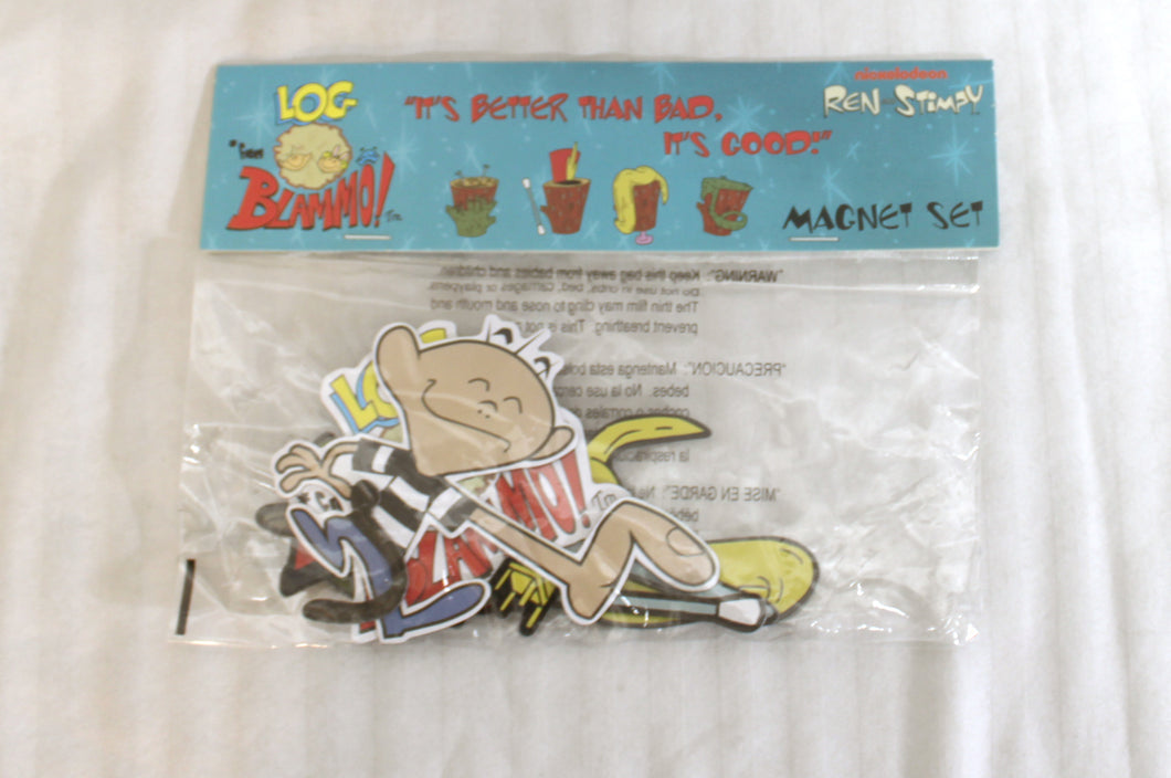 Culturefly, The Nick Box - Ren and Stimpy, Log Blammo Magnet Set (In Packaging)