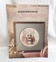 Load image into Gallery viewer, Vintage 1989- Leisure Arts, Paula Vaughan # 825 - &quot;Needlewomen&quot; Cross Stitch Pattern Leaflet