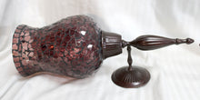 Load image into Gallery viewer, 2 PC Pair of Mosaic Glass Hurricane Candle Wall Sconces - 14.25&quot; H