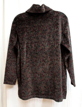 Load image into Gallery viewer, Vintage - Jones New York - Paisley Velvet Tunic Turtle Neck - Size S PETITE (w/ TAGS)