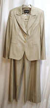 Load image into Gallery viewer, Giorgio Armani - Wool &amp; Silk Blend Warm Taupe Suit - Unhemmed Trousers, Blazer &amp; Pocket Square - Size 10 (44) Deadstock w/ TAGS- Neiman Marcus