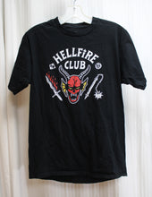 Load image into Gallery viewer, Netflix - Stranger Things, Hellfire Club, Black T-Shirt - Size M (Slim Fit)