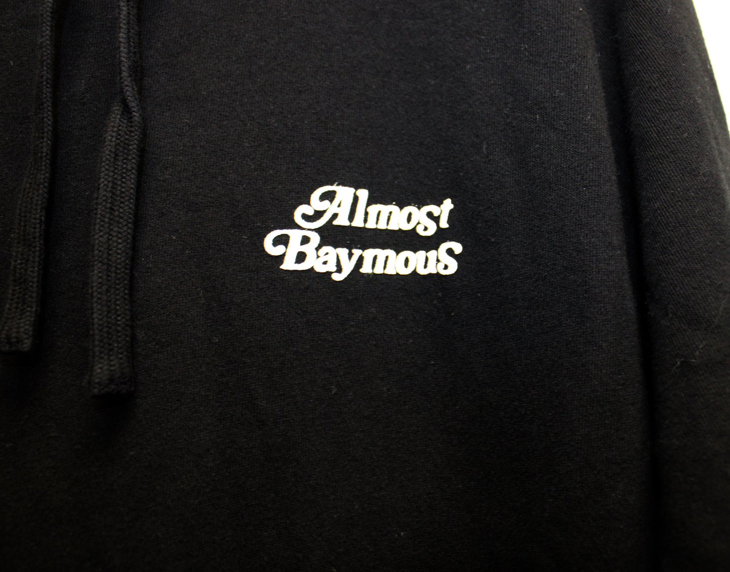 Almost Baymous - I'm From the Bay Biiiitch - 2 Sided Graphic Black Pullover Hoodie - Size L