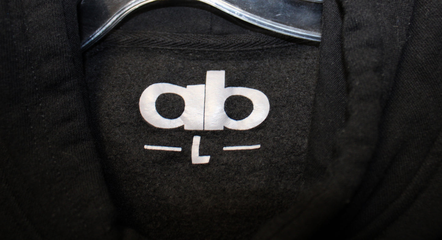 Almost Baymous - I'm From the Bay Biiiitch - 2 Sided Graphic Black Pullover Hoodie - Size L