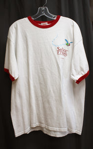 Vintage - Senor Frogs, Ixtapa " Time is Fun When You're Having Flies" 2 Sided Ringer T-Shirt - Size XL