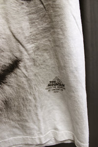 The Mountain - Light Gray Tie Dye - Big Face Panda T-Shirt - Size S