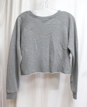 Load image into Gallery viewer, Women&#39;s - Hardwood Classics- Boston Celtics - Heathered Gray, Wide Crew Neck Cropped Pullover Sweatshirt - Size M