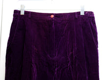 Load image into Gallery viewer, Vintage - Purple Velvet Pants - 30&quot; Waist