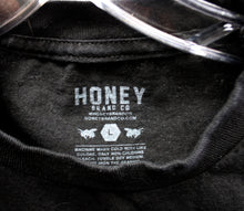 Load image into Gallery viewer, Honey Brand Co.- Honey Skateboards Black T-Shirt - Size L