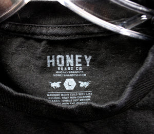 Honey Brand Co.- Honey Skateboards Black T-Shirt - Size L