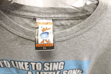 Load image into Gallery viewer, The Duck Co. - &quot;I&#39;d like to sing a little song about a guy I ate&quot; Yellowstone - Gray Heathered T-Shirt - Size XL
