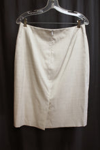 Load image into Gallery viewer, Hugo Boss - Deadstock - Gray Beige 2 PC Skirt Suit (Skirt &amp; Matching Blazer) Size: Skirt 10, Blazer 12  w/ Tags