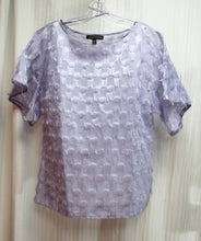 Load image into Gallery viewer, Banana Republic -Unique  Lavender Eyelash Polka Dot texture  Top - Size M
