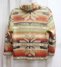 Load image into Gallery viewer, Denim &amp; Supply, Ralph Lauren - Cotton Southwest Pattern 3/4th Sleeve Button Front Cardigan Jacket- Size L