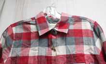 Load image into Gallery viewer, Weatherproof Vintage (Brand) - Red, Gray &amp; white - Flannel Button Up Shirt - Size S (w/ TAGS)