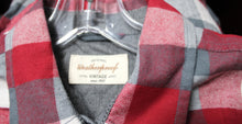 Load image into Gallery viewer, Weatherproof Vintage (Brand) - Red, Gray &amp; white - Flannel Button Up Shirt - Size S (w/ TAGS)