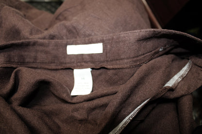 Dress Barn - Linen Blend Tiered A-Line Maxi Skirt - Size 14