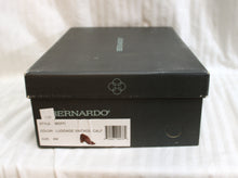 Load image into Gallery viewer, Bernardo - &quot;Berti&quot; Brown Leather Open Toe Zip Back Block Heel Bootie - Size 6M (in Box)