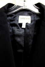 Load image into Gallery viewer, Armani Collezione - Light Weight Virgin Wool Black 2 Button Blazer Jacket- Size 12 w/ Tags