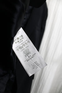 Armani Collezione - Light Weight Virgin Wool Black 2 Button Blazer Jacket- Size 12 w/ Tags