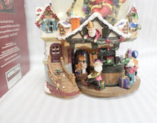 Load image into Gallery viewer, Kirkland Santa&#39;s Workshop - Musical Waterglobe w/ Revolving Base #460457 (w/ Box)