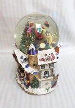 Load image into Gallery viewer, Kirkland Santa&#39;s Workshop - Musical Waterglobe w/ Revolving Base #460457 (w/ Box)