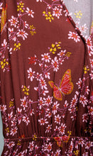 Load image into Gallery viewer, Madewell - Faux Wrap Butterfly &amp; Floral Print Short Dress - Size 4