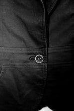 Load image into Gallery viewer, Indivi - Black One Button Cotton Blazer - Size 38 (US 8) See Measurements